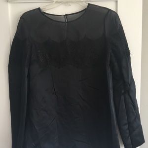 Tory Burch sheer blouse